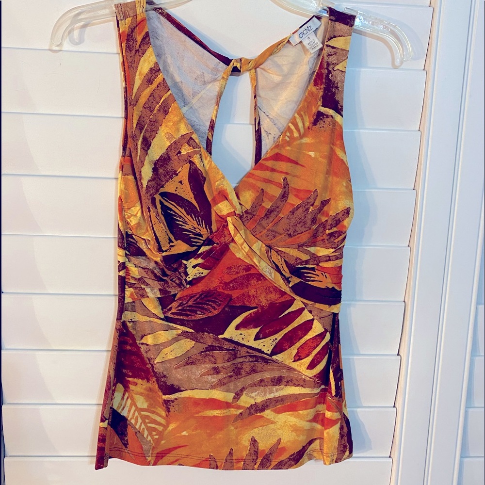 Tropical Print Top